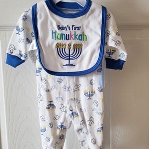 Baby's First Hanukkah Onesie Newborn 2-piece